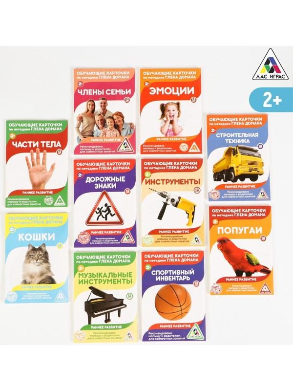 Обучающие карточки по методике Г. Домана «Расширяем кругозор», 10 штук, А6, 2+