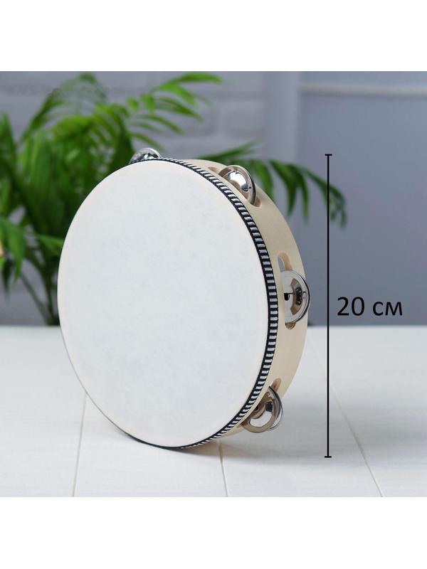 Бубен «Классика» 12 тарелок 20х20х4,3 см