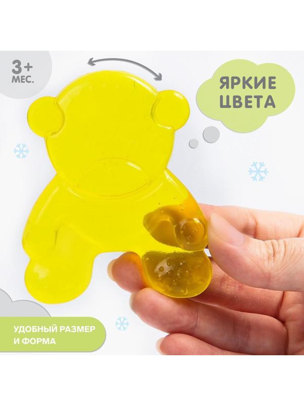 Прорезыватель охлаждающий «Мишка», цвет МИКС