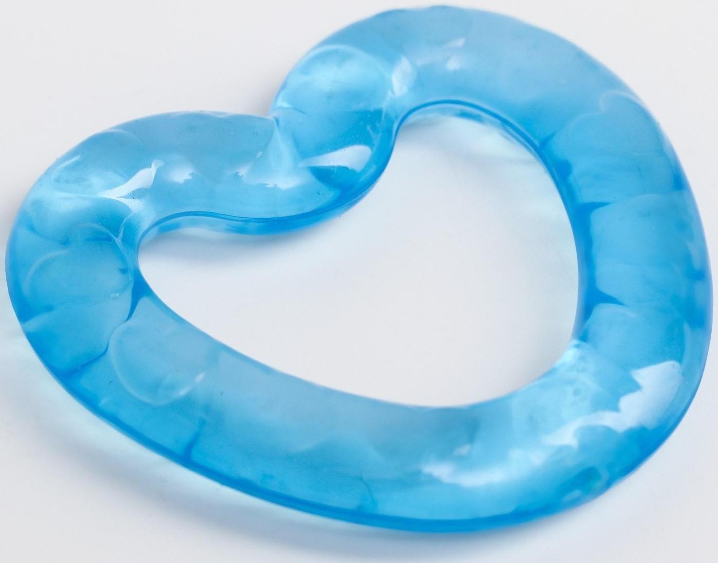 Прорезыватель охлаждающий «Сердечко», цвет МИКС