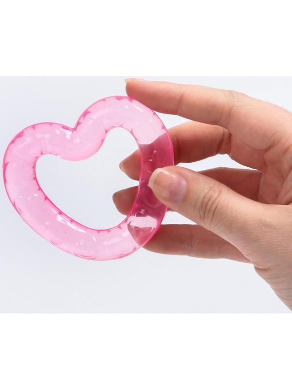 Прорезыватель охлаждающий «Сердечко», цвет МИКС