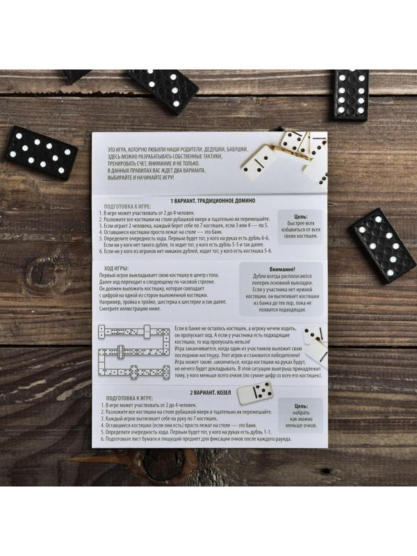 Подарочный набор «Домино. Первый во всём»