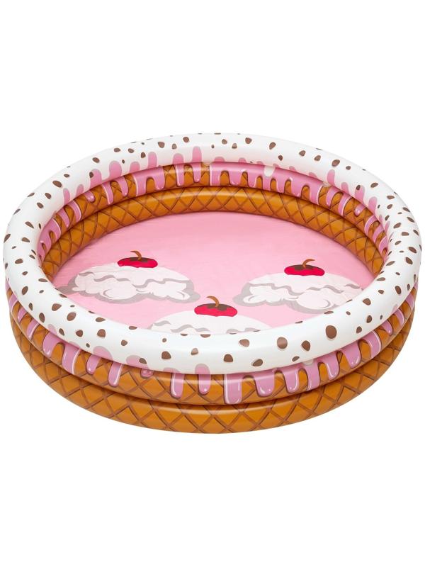 Бассейн надувной Sundae Funday, 160 x 160 х 38 см, 51144 Bestway