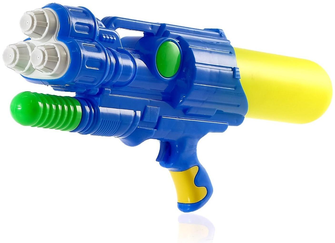 Водный пистолет «Трипл», 3 ствола, с накачкой, 47 см