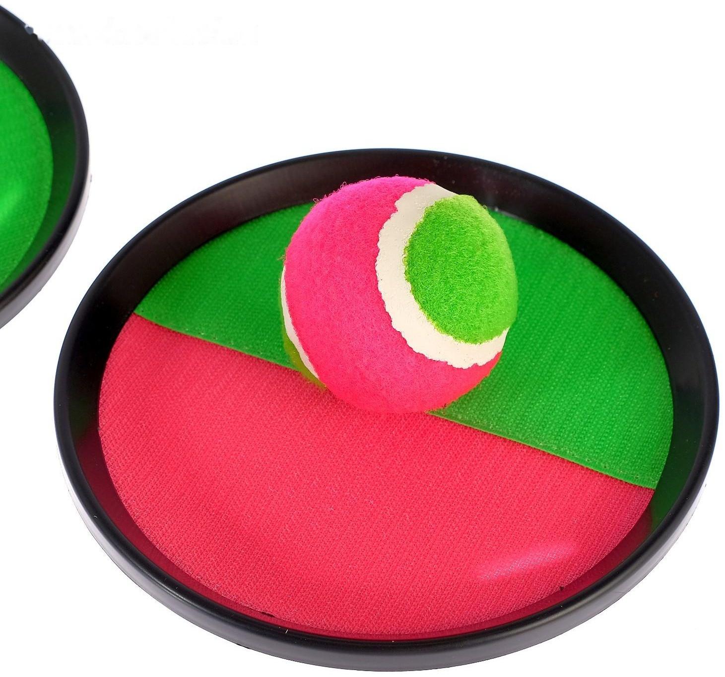 Игра «Поймай мяч», на липучках, d=18,5 см