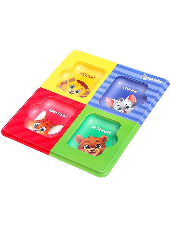 Сортер «Изучаем цвета» с карточками Домана