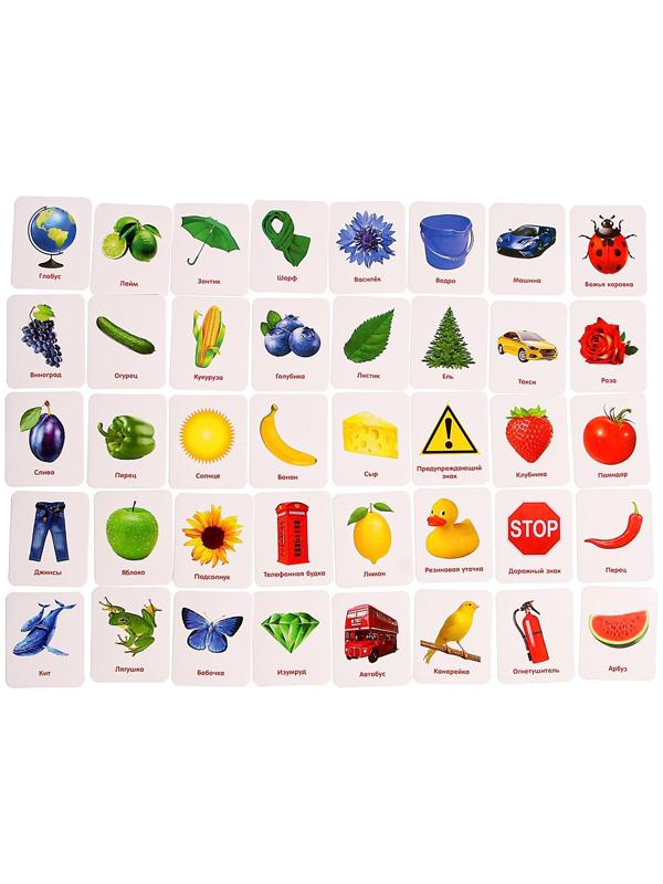 Сортер «Изучаем цвета» с карточками Домана