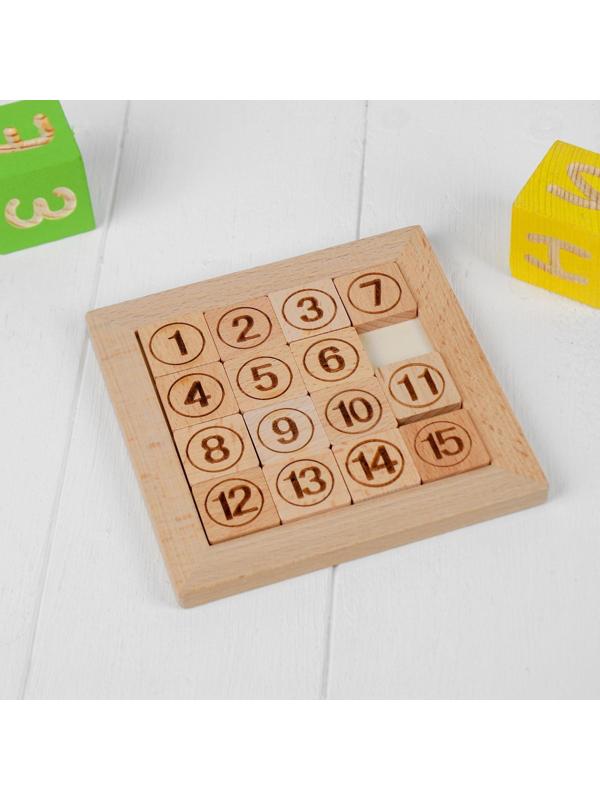 Развивающая игра «Пятнашки» 0,7х12,7х12,7 см