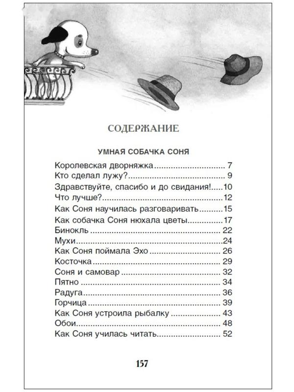 Внеклассное чтение «Умная и знаменитая собачка Соня», Усачев А.