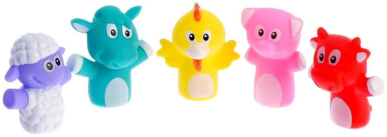 Набор пальчиковых игрушек «Милые зверята», по методике Монтессори