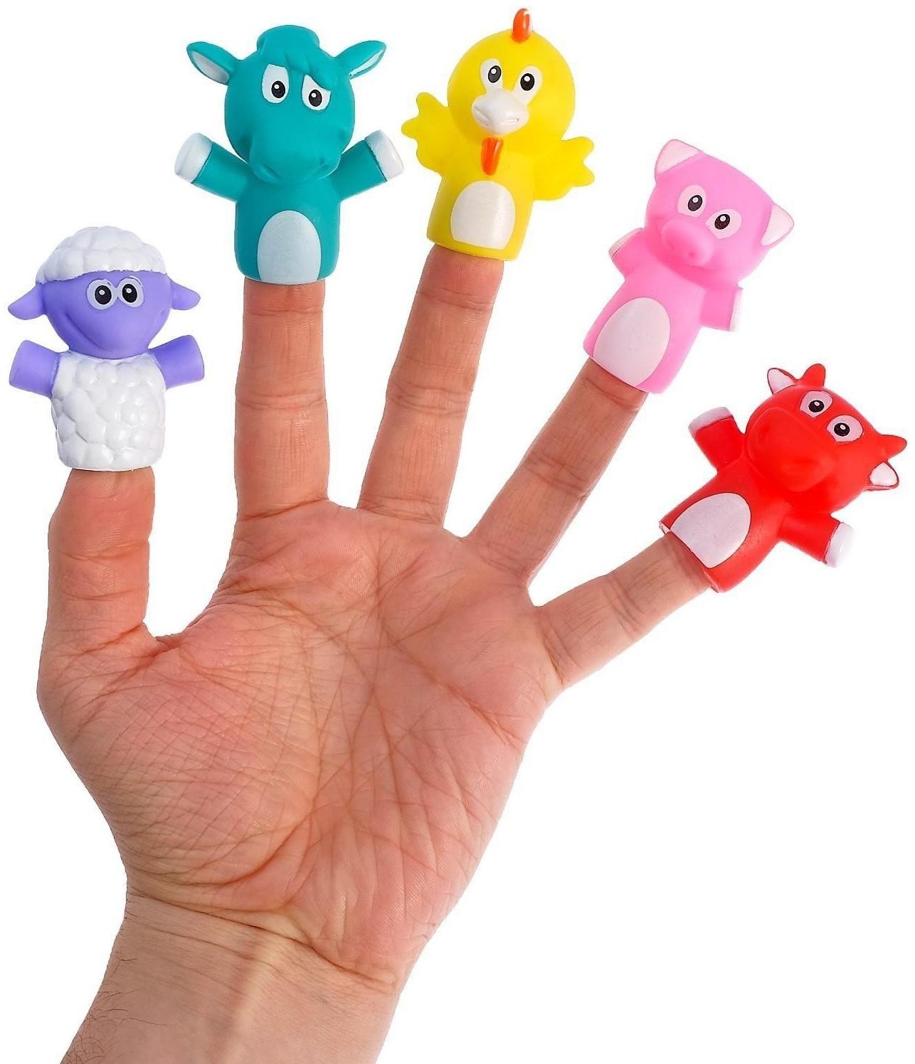 Набор пальчиковых игрушек «Милые зверята», по методике Монтессори