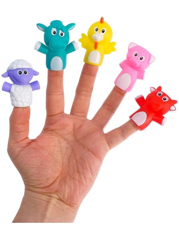 Набор пальчиковых игрушек «Милые зверята», по методике Монтессори