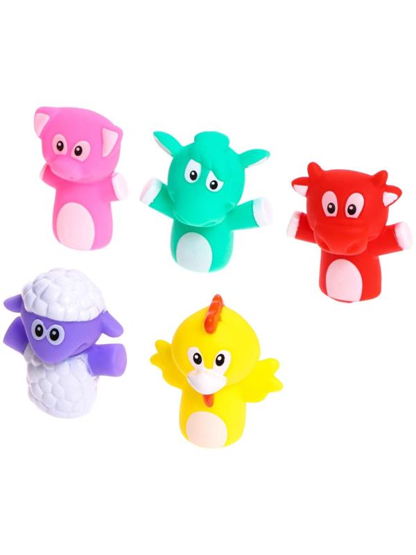 Набор пальчиковых игрушек «Милые зверята», по методике Монтессори