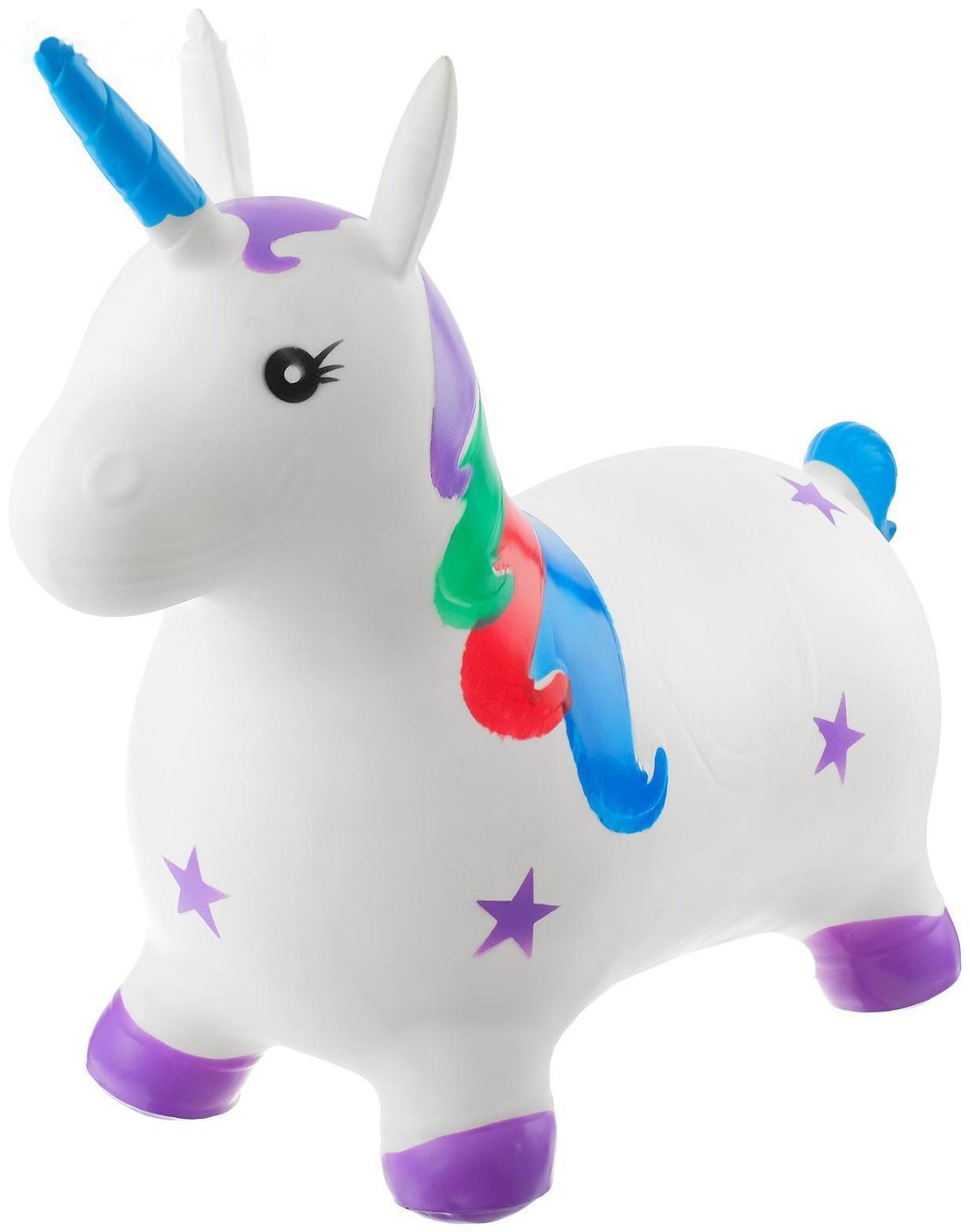 Попрыгун «Единорожка» 62 х 26 х 49 см, 1300 г, цвета микс