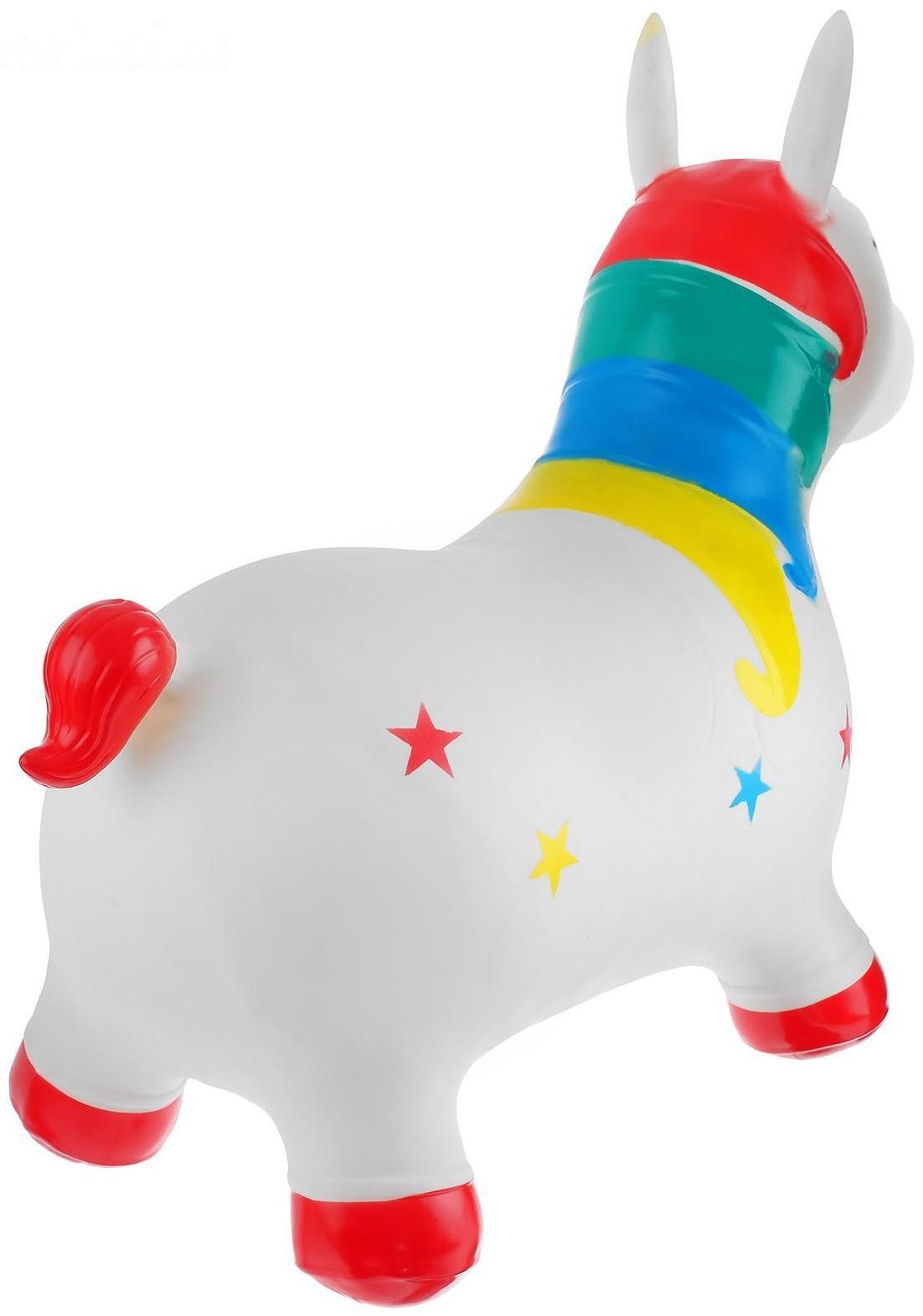 Попрыгун «Единорожка» 62 х 26 х 49 см, 1300 г, цвета микс