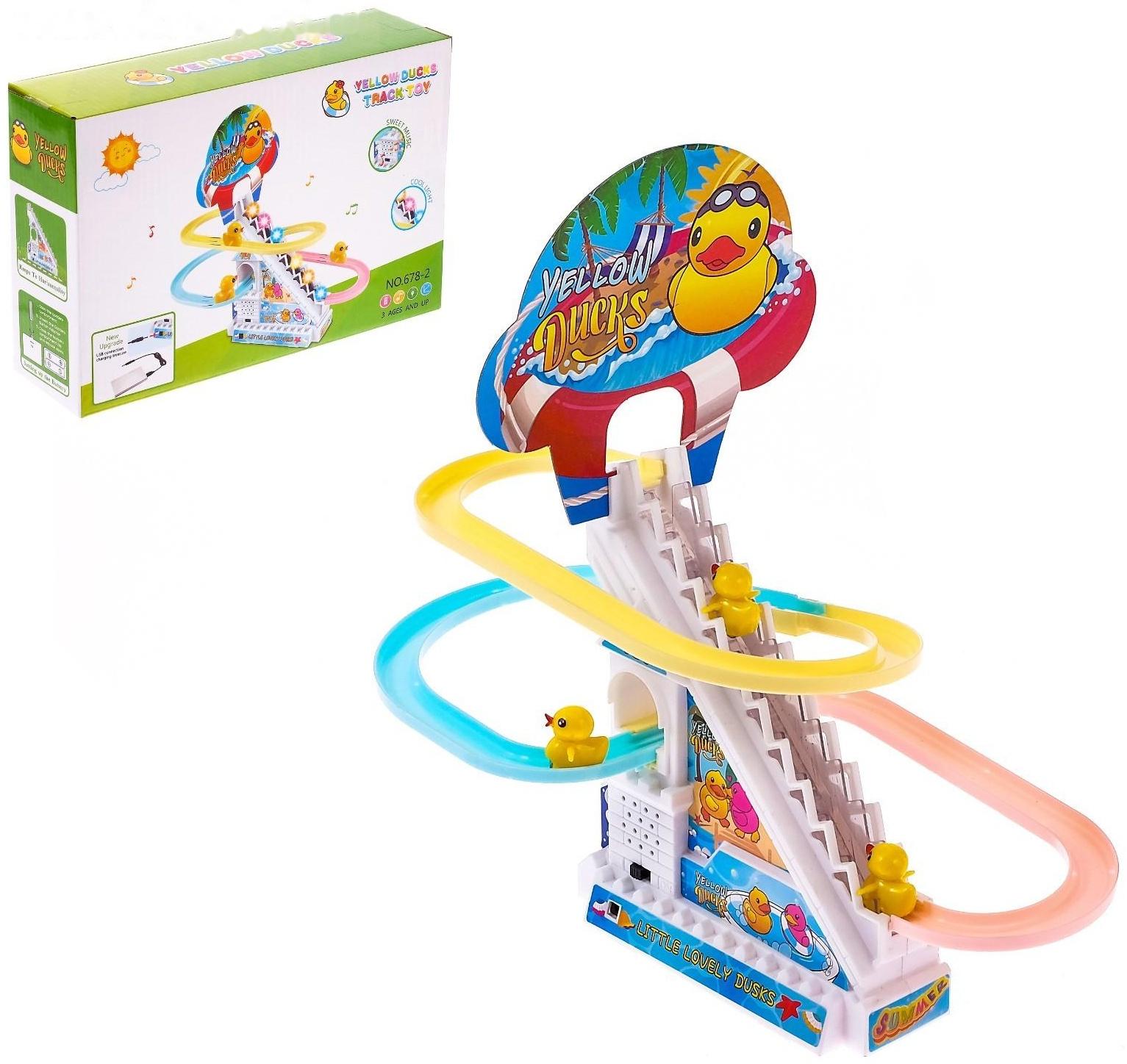 Развивающая игрушка «Утята-путешественники», световые и звуковые эффекты