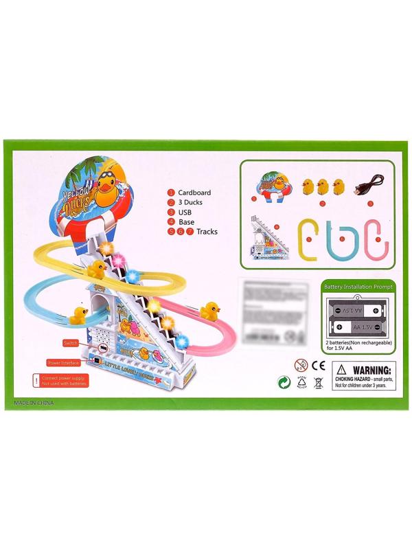 Развивающая игрушка «Утята-путешественники», световые и звуковые эффекты