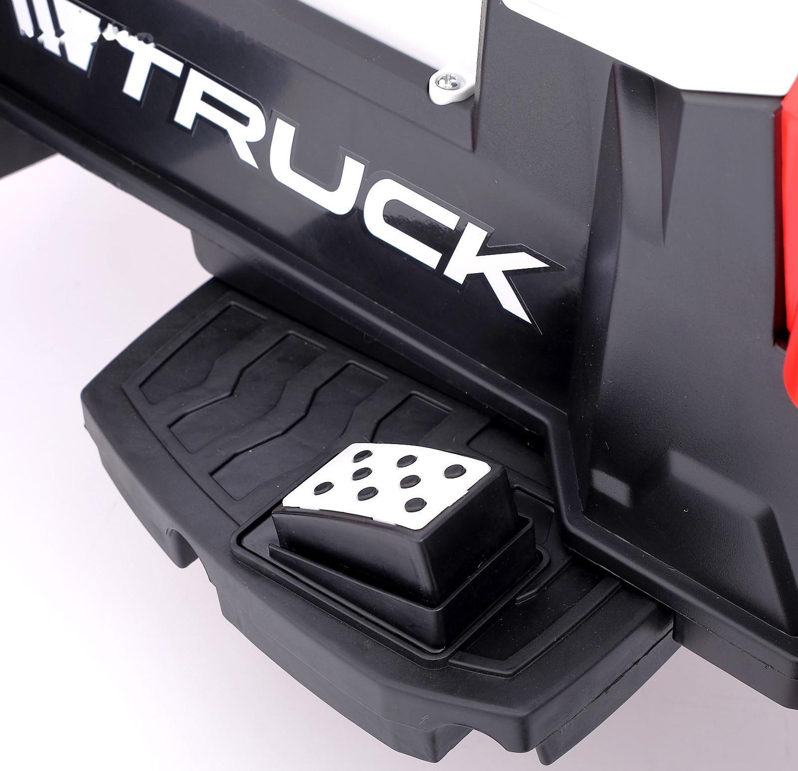 Электромобиль «Трактор», с прицепом, 2 мотора, цвет красный