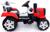 Электромобиль «Трактор», с прицепом, 2 мотора, цвет красный