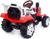 Электромобиль «Трактор», с прицепом, 2 мотора, цвет красный