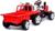 Электромобиль «Трактор», с прицепом, 2 мотора, цвет красный