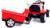 Электромобиль «Трактор», с прицепом, 2 мотора, цвет красный