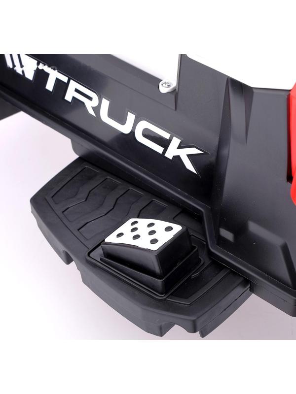 Электромобиль «Трактор», с прицепом, 2 мотора, цвет красный