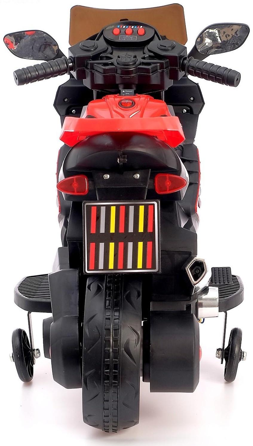 Детский электромобиль «Спортбайк», цвет красный