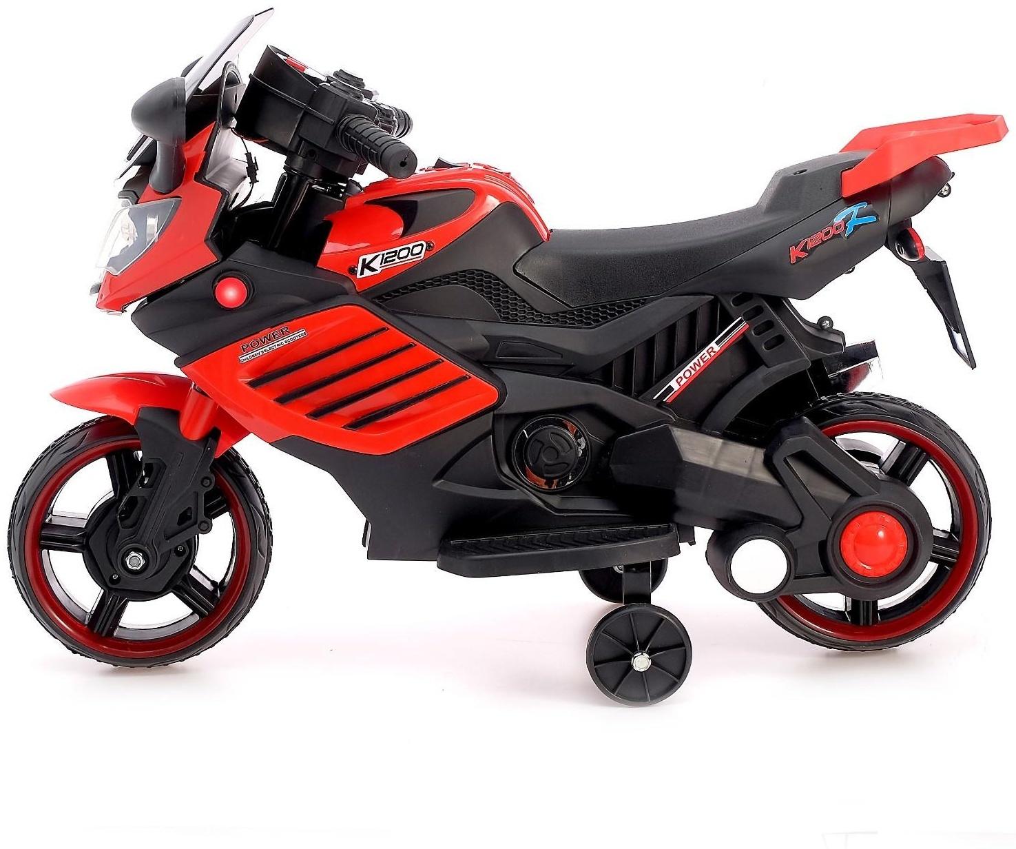 Детский электромобиль «Спортбайк», цвет красный