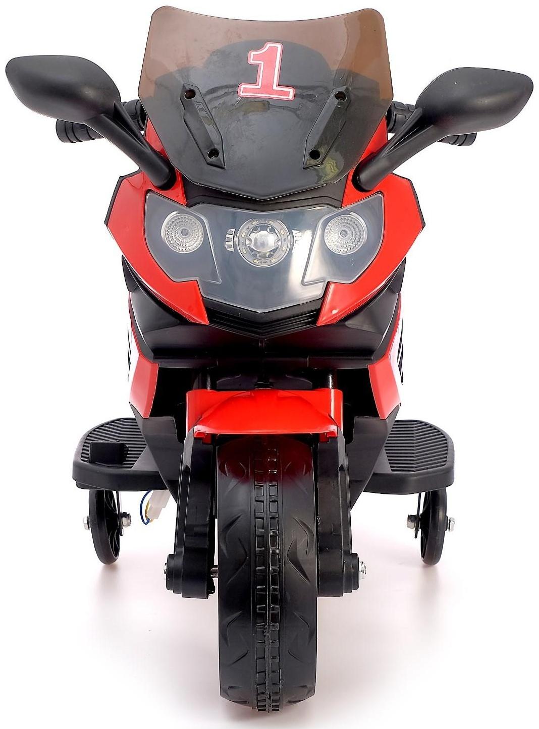 Детский электромобиль «Спортбайк», цвет красный