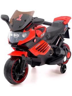 Детский электромобиль «Спортбайк», цвет красный