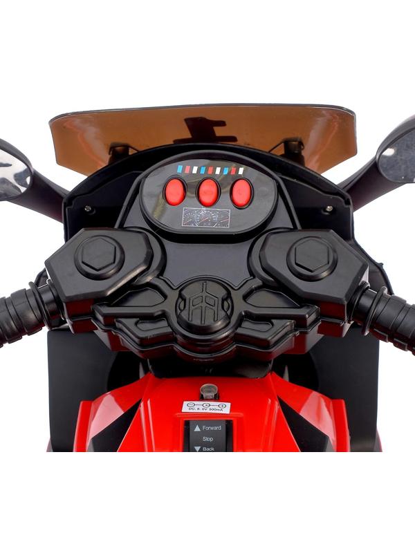 Детский электромобиль «Спортбайк», цвет красный