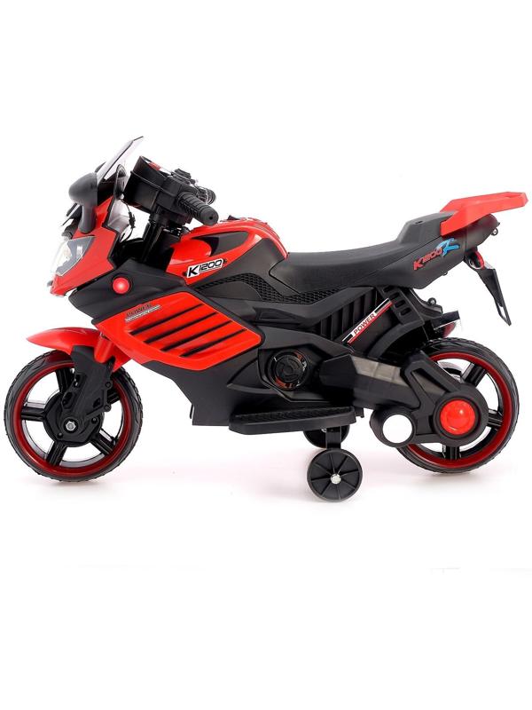Детский электромобиль «Спортбайк», цвет красный