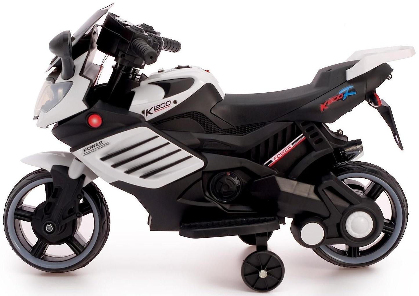 Электромобиль «Спортбайк», цвет белый