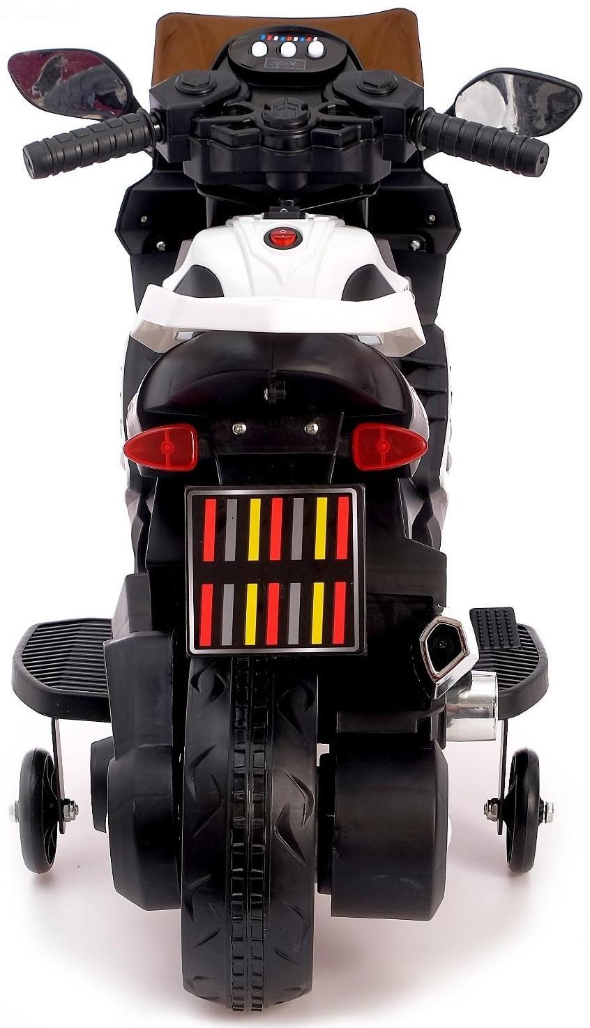 Электромобиль «Спортбайк», цвет белый