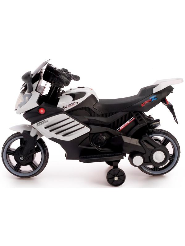 Электромобиль «Спортбайк», цвет белый