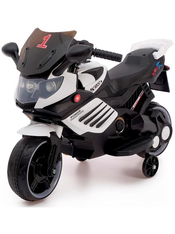 Электромобиль «Спортбайк», цвет белый