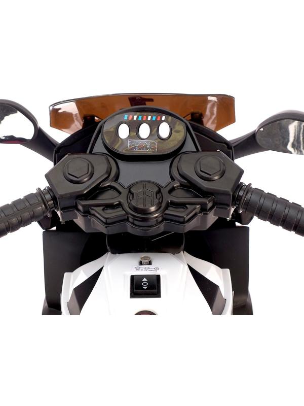 Электромобиль «Спортбайк», цвет белый