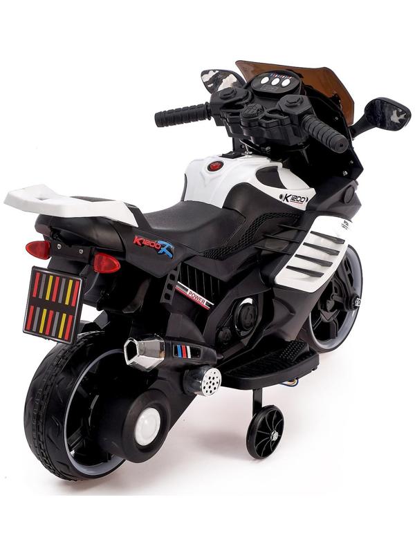 Электромобиль «Спортбайк», цвет белый