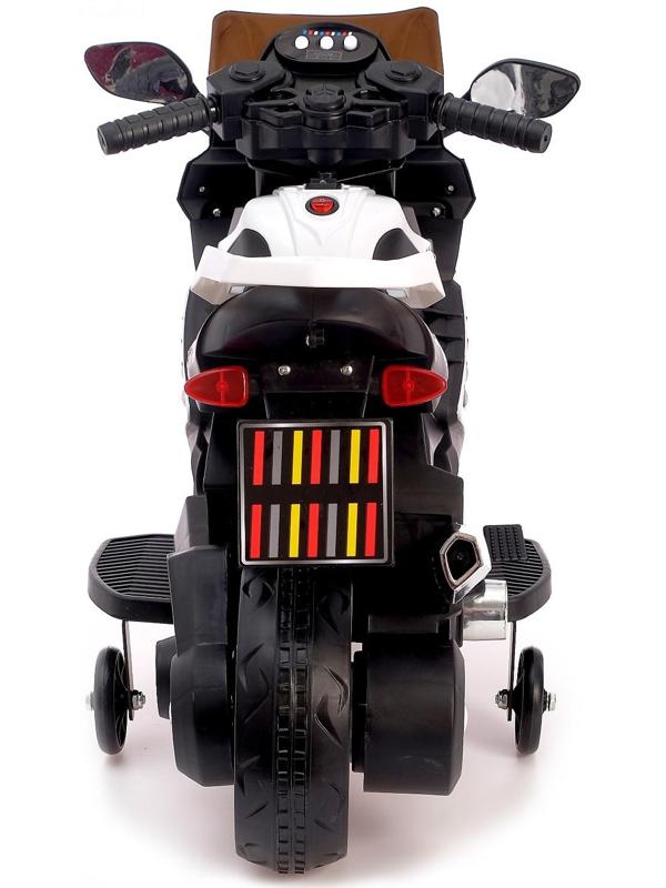 Электромобиль «Спортбайк», цвет белый
