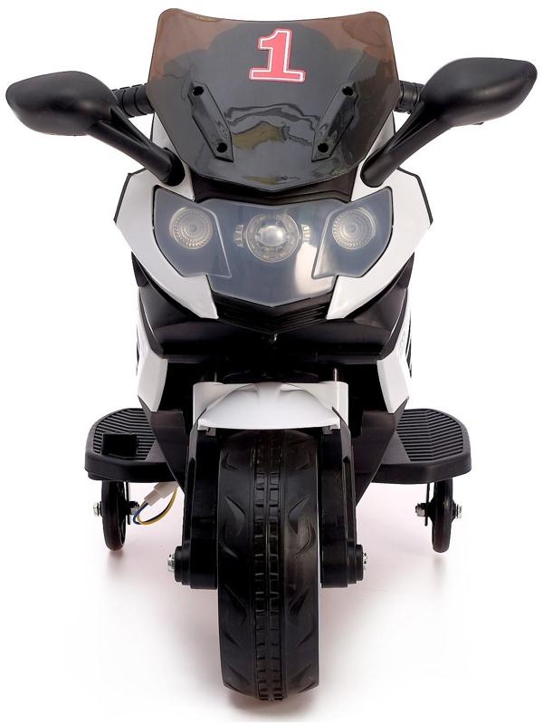 Электромобиль «Спортбайк», цвет белый