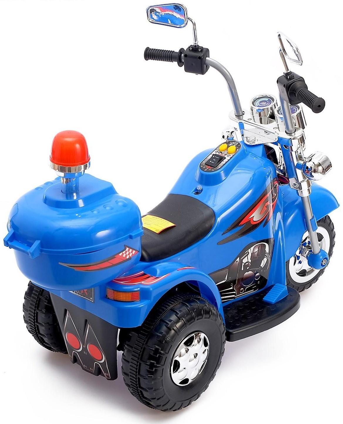 Электромобиль «Чоппер», цвет синий