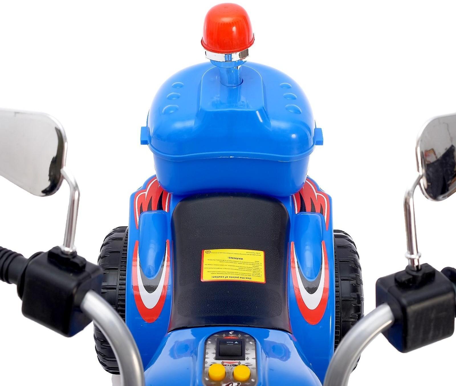 Электромобиль «Чоппер», цвет синий