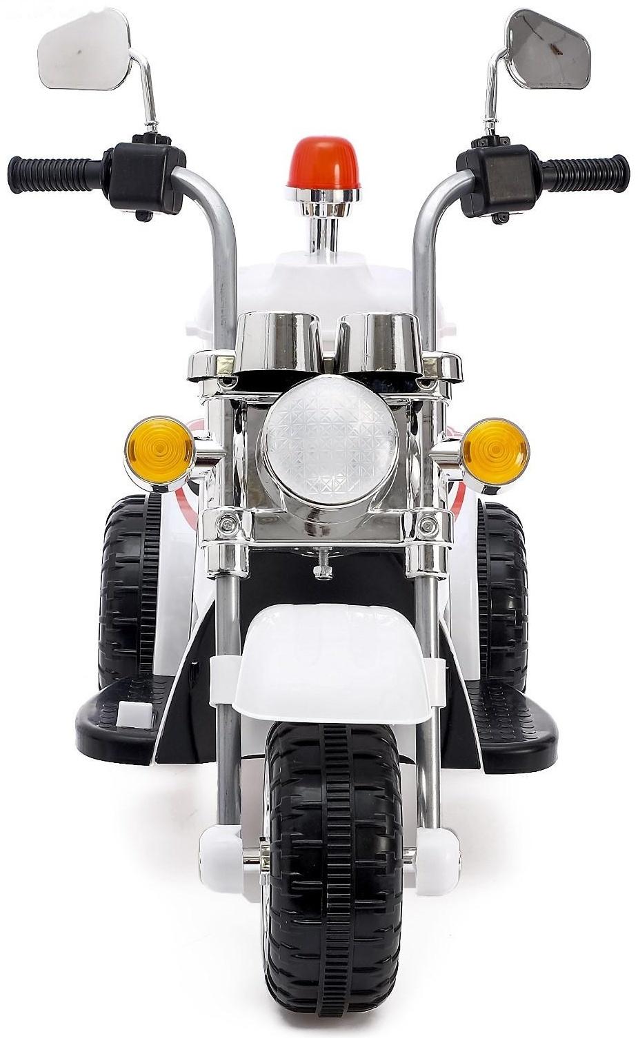 Детский электромобиль «Чоппер», цвет белый