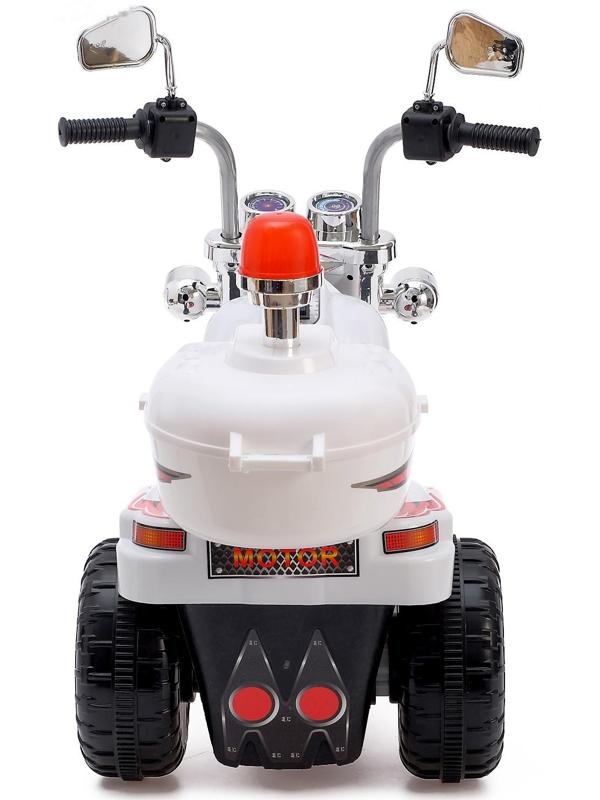 Детский электромобиль «Чоппер», цвет белый