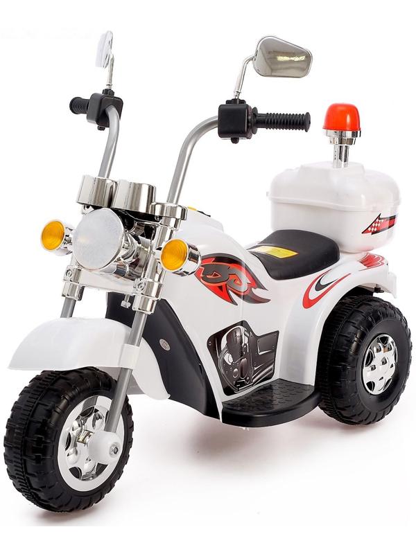 Детский электромобиль «Чоппер», цвет белый