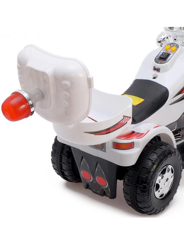 Детский электромобиль «Чоппер», цвет белый
