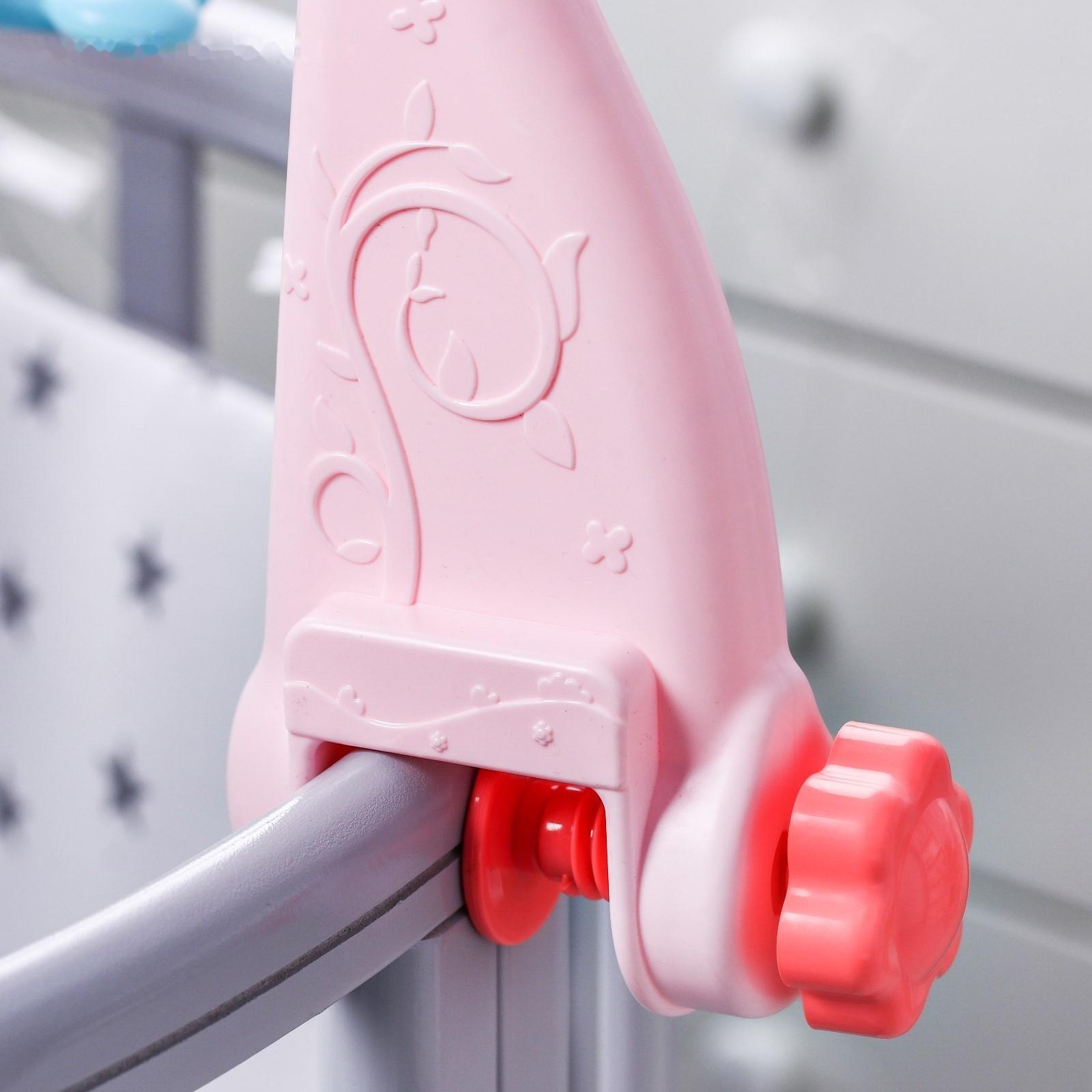 Мобиль музыкальный «Гриб. Мишка на луне», с проектором, цвет МИКС