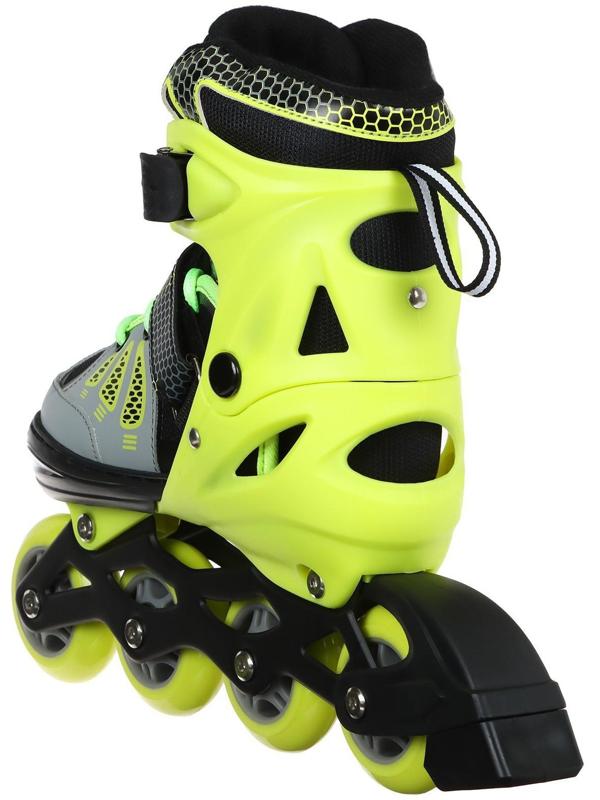 Роликовые коньки раздвижные, размер 38-41, колёса PU 70 мм, алюминиевая рама, ABEC 7