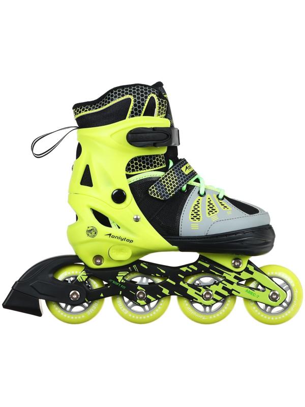 Роликовые коньки раздвижные, размер 38-41, колёса PU 70 мм, алюминиевая рама, ABEC 7